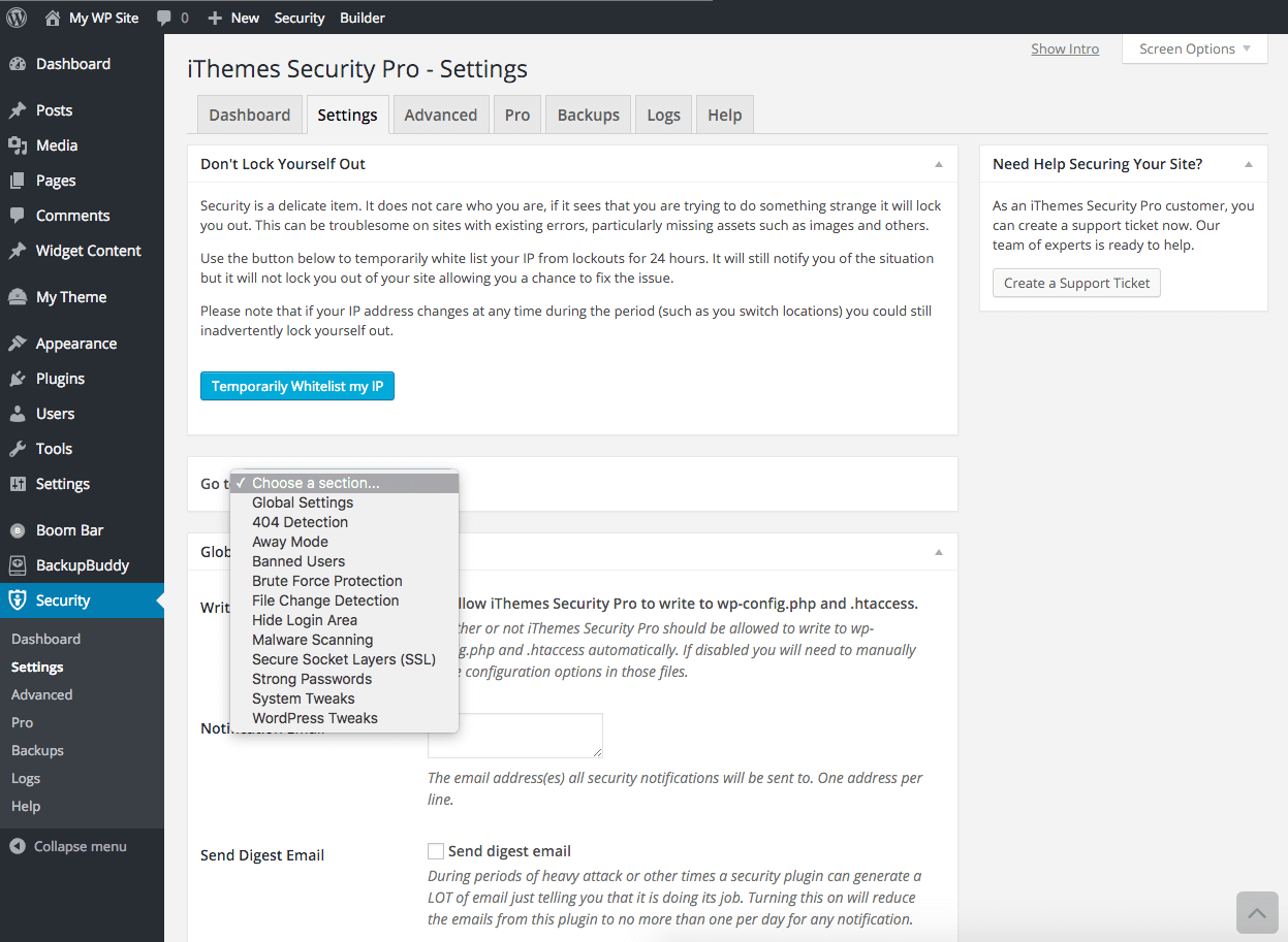 harden WordPress