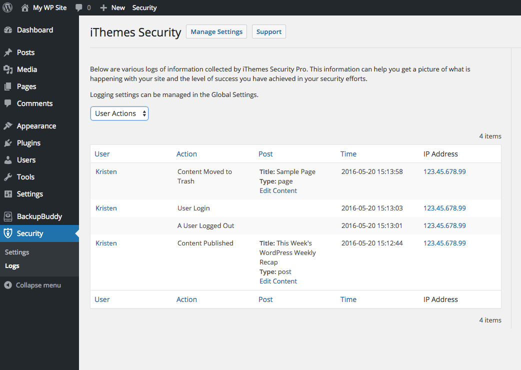 wordpress-user-actions
