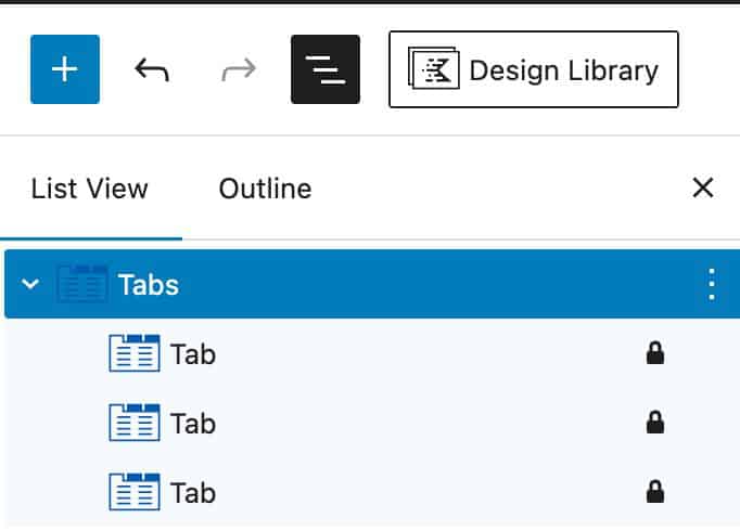 Locked Tabs