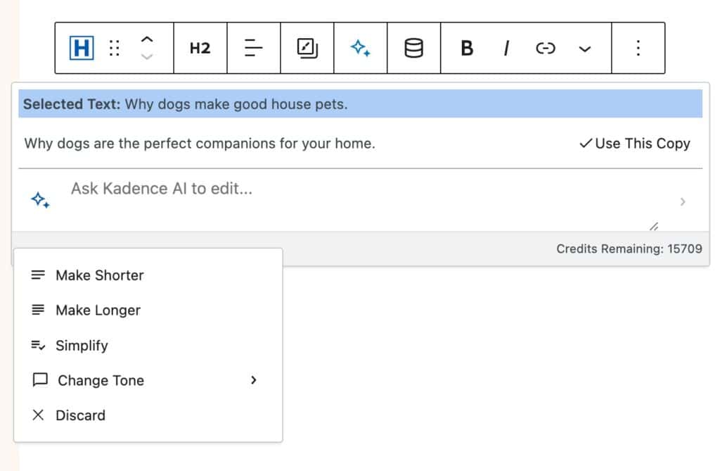 Ai Suggested Text
