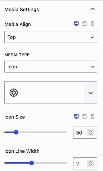 Info Box Block - Media Type Gif