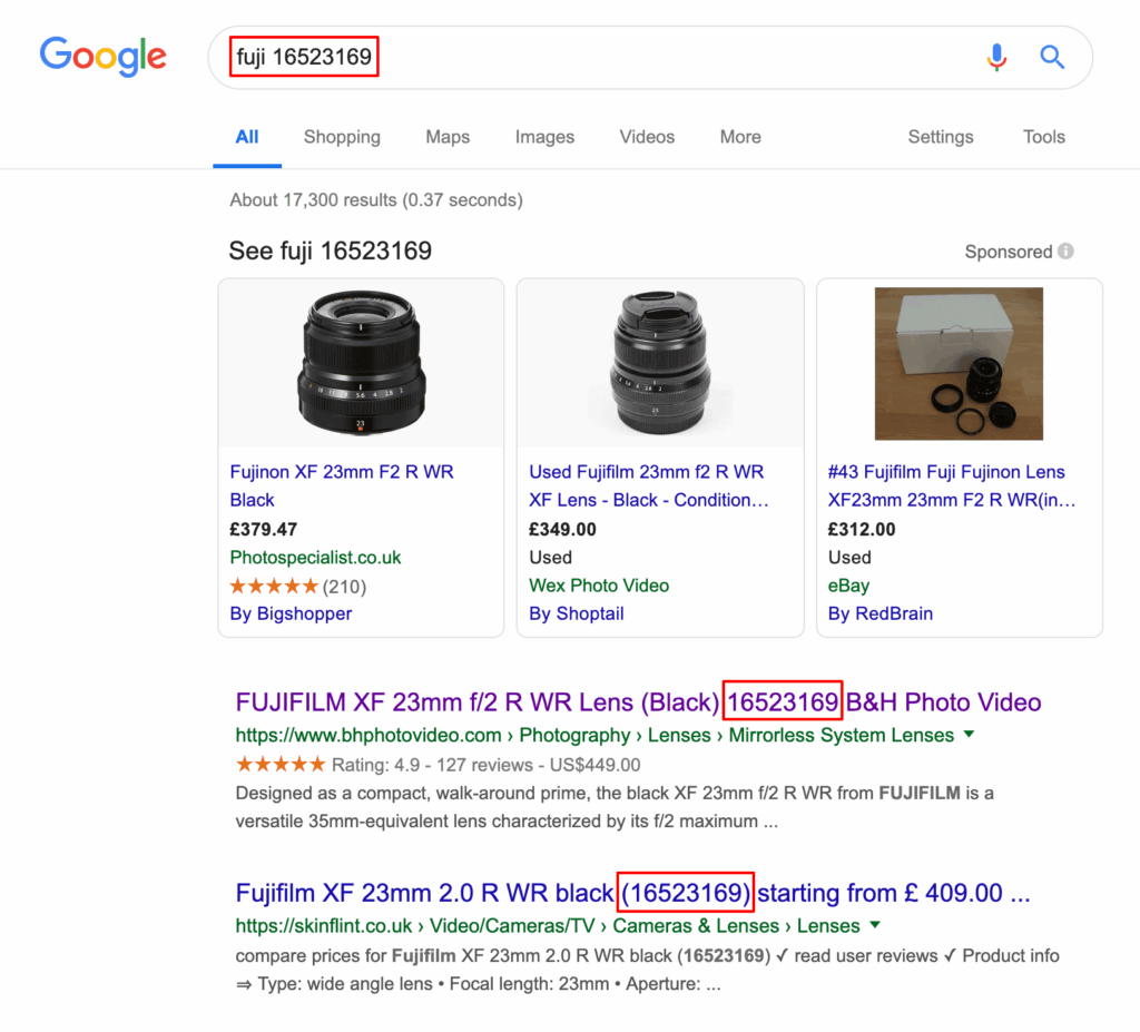 sku