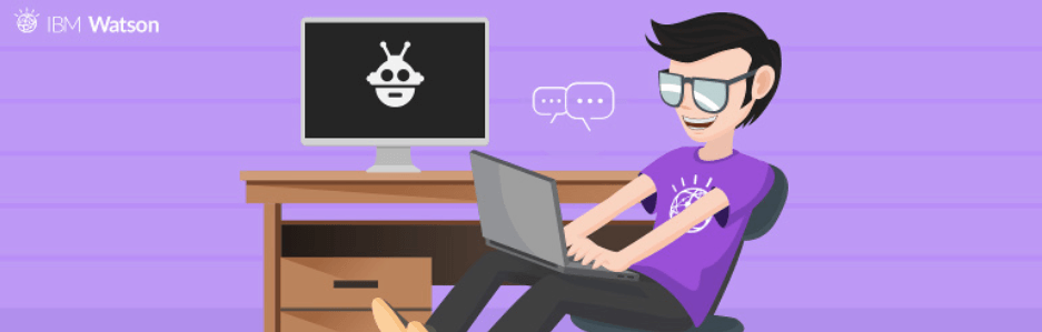 Chatbot with IBM Watson Logo