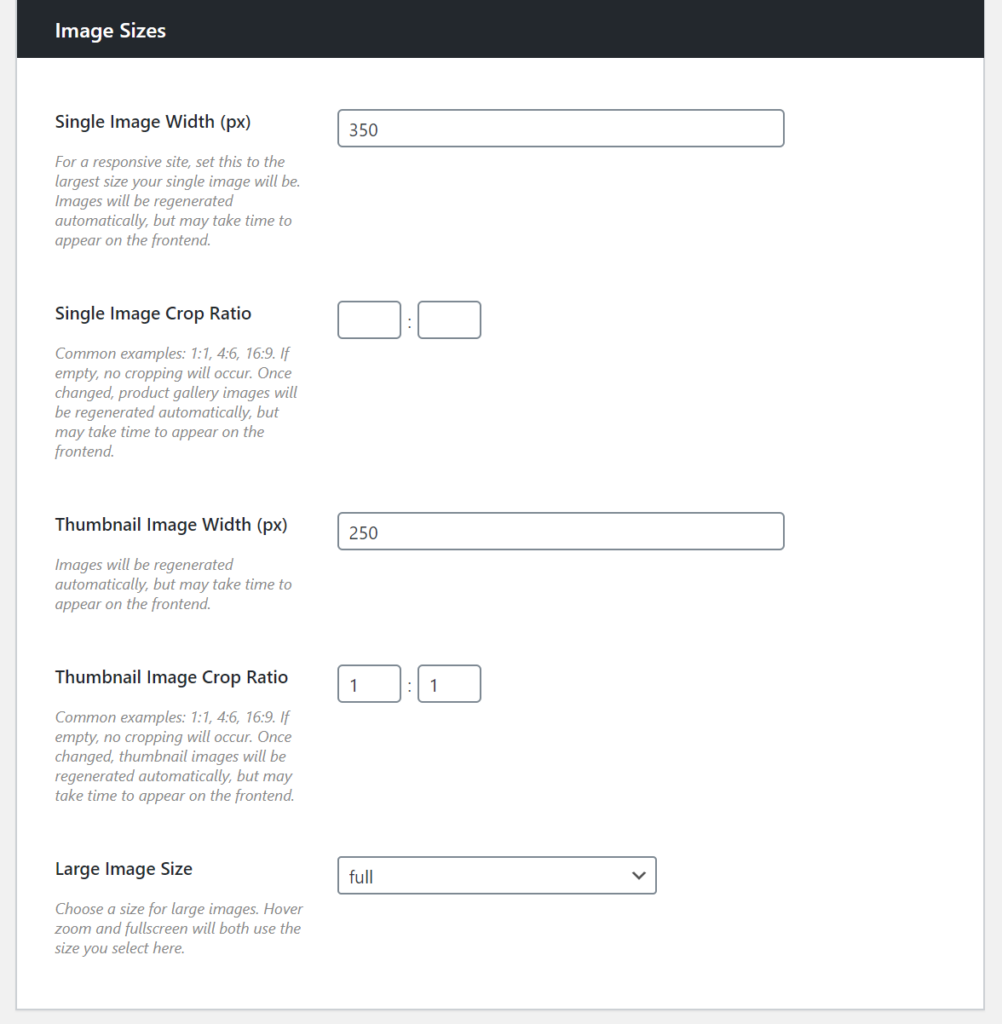 WooThumbs image sizes
