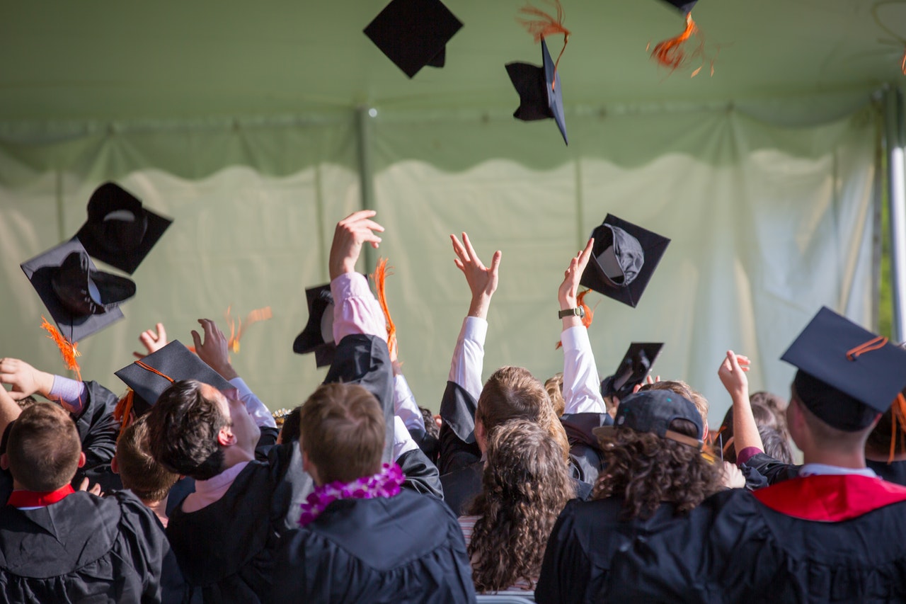 Donation caps in the air... but did you raise money for the alternative? School fundraising ideas for your next graduating class might not include the infamous "cap throw."