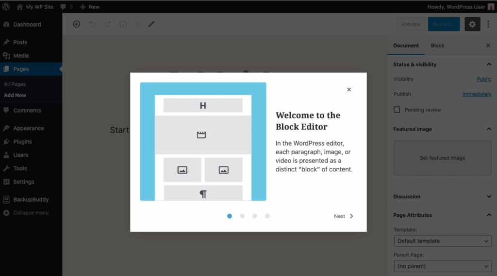 wordpress block editor