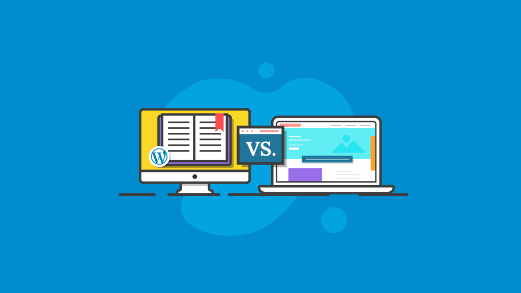 WordPress blog vs. website