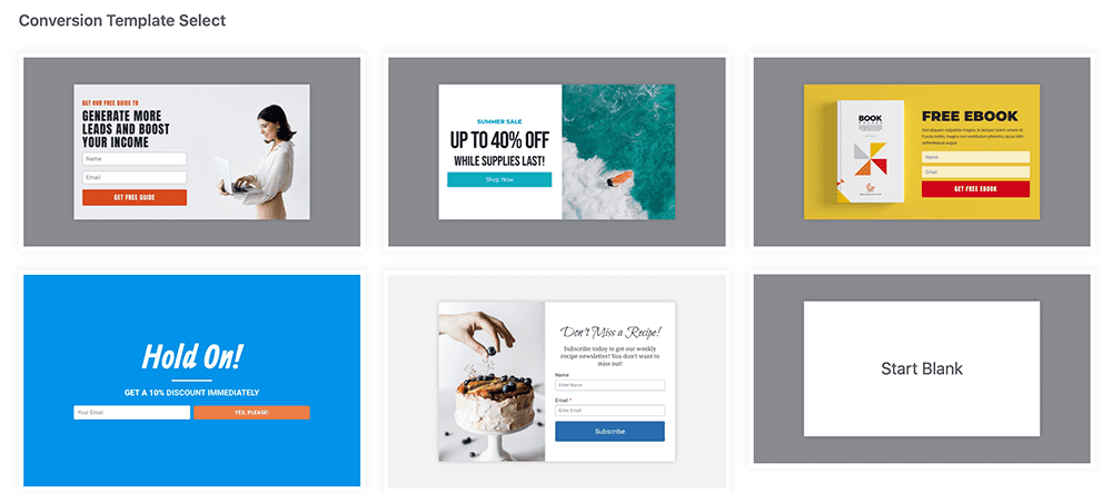Pop Up Conversions
