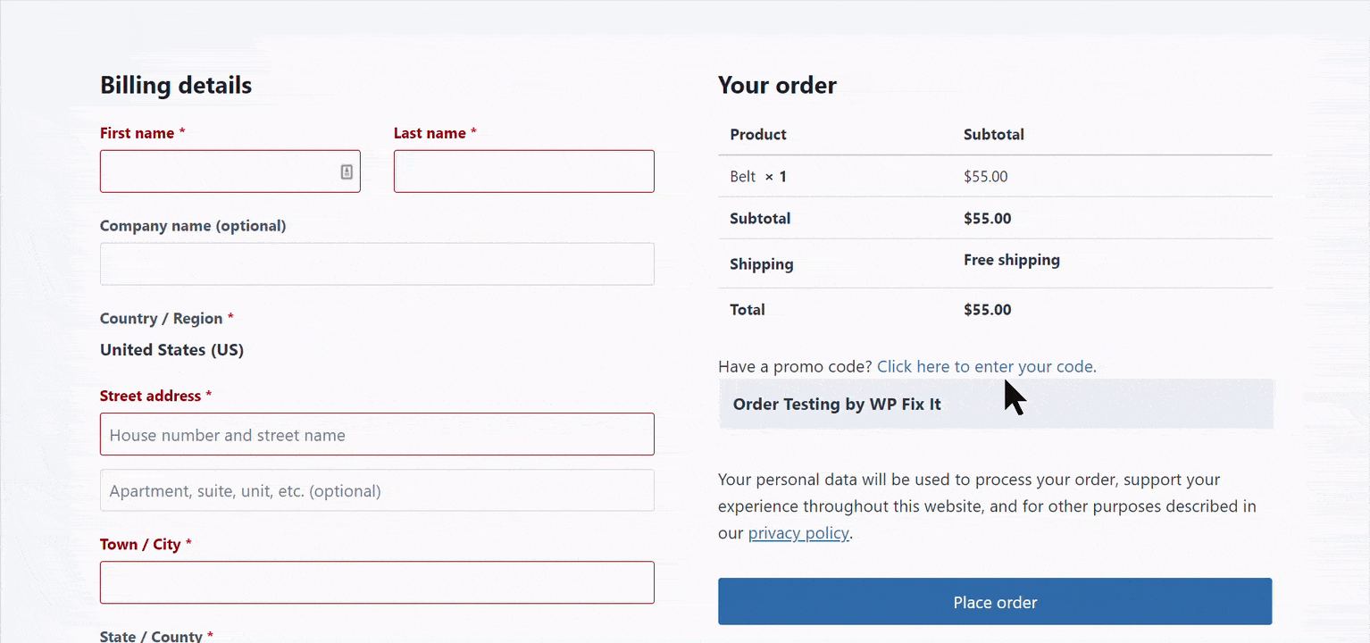 Checkout Coupon Modal