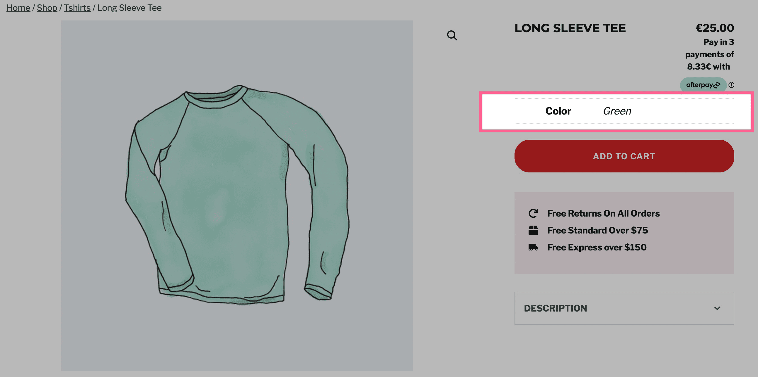 Product: Additional Information