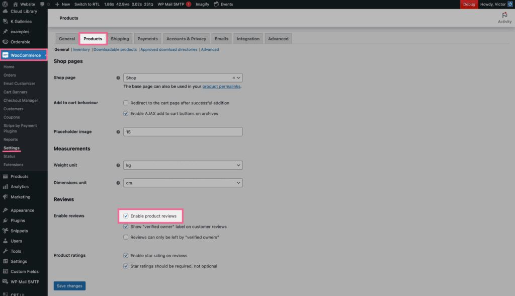Enable Product Reviews