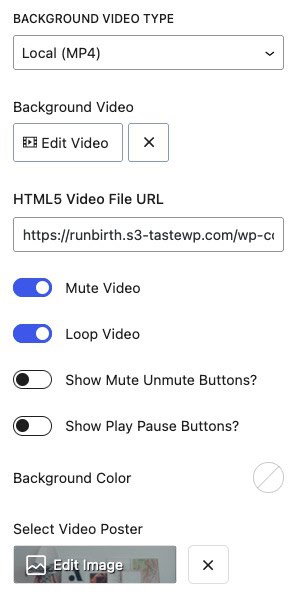 Background Video Example