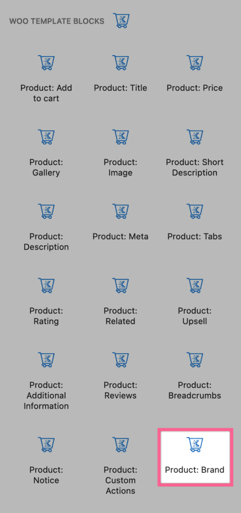 Product Brand Block