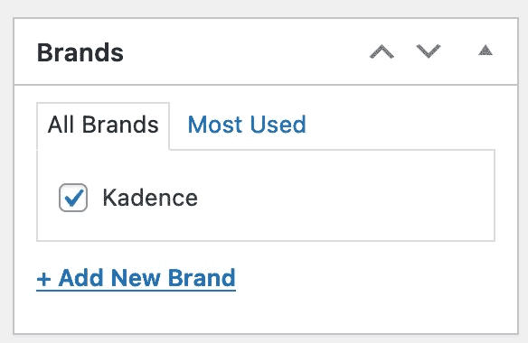 Product Brand Taxonomy