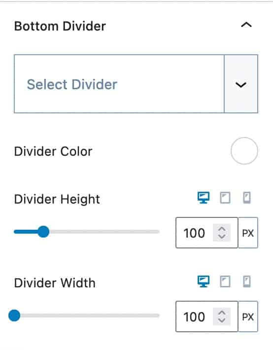 Row Layout Bottom Divider