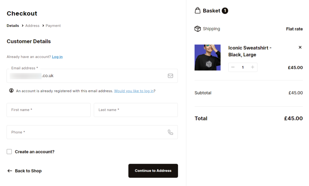 woocommerce customer accounts login at checkout