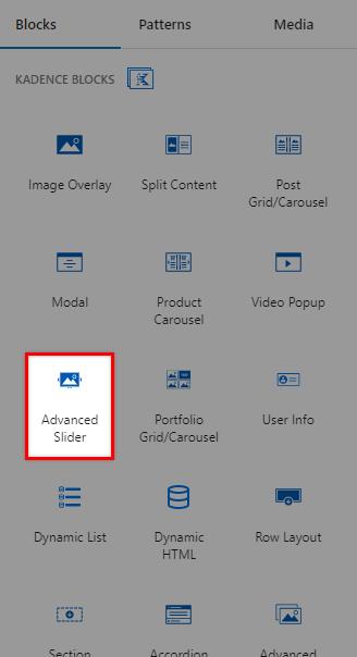 Advanced Slider