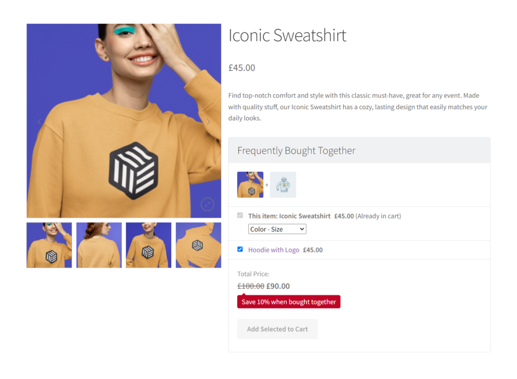 bundle deal frequently bought together