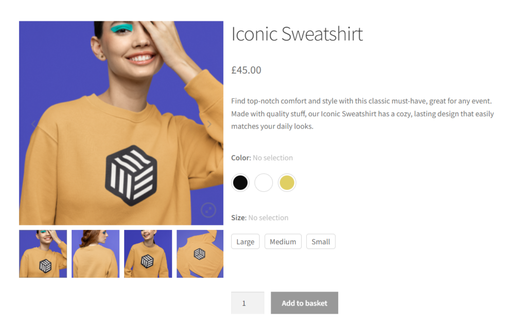 attribute swatches