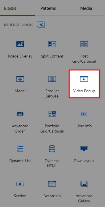 Video Popup