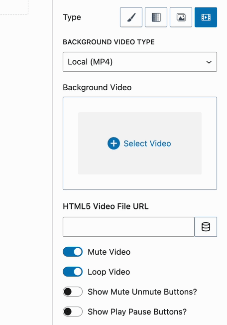 Dynamic Backgrounds