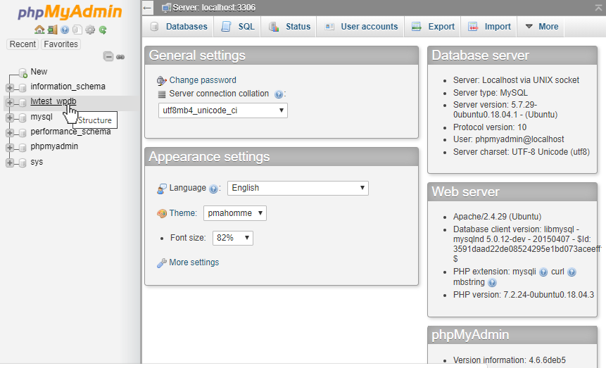phpMyAdmin Create Table: How to Guide | Liquid Web