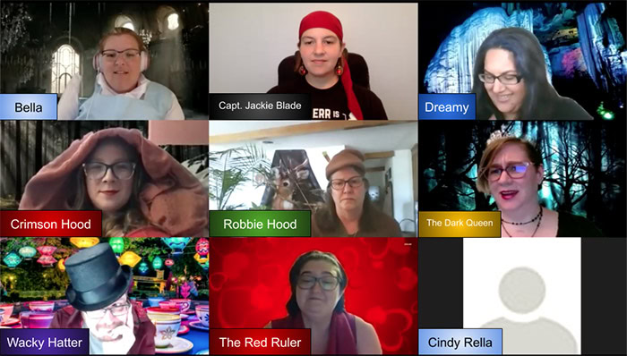 Remote virtual role playing and acting