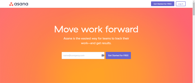 Asana, a project management software, for agencies.
