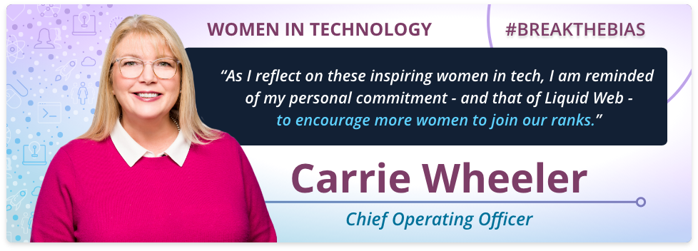 Carrie Wheeler WIT #BreakTheBias