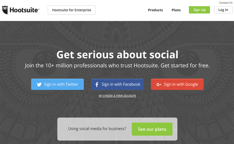 Hootsuite - Social Media Tracking Tool