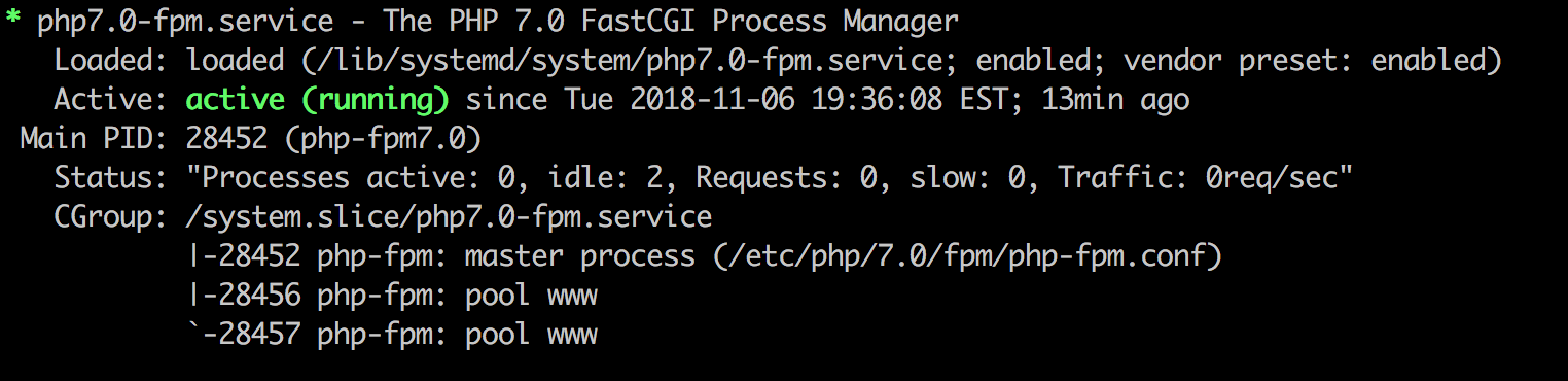 Check your PHP version is running and using the correct version.