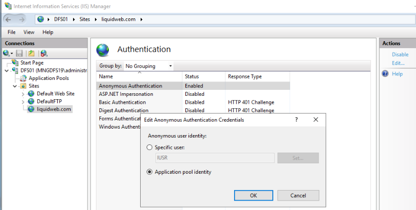 Anonymous Authentication