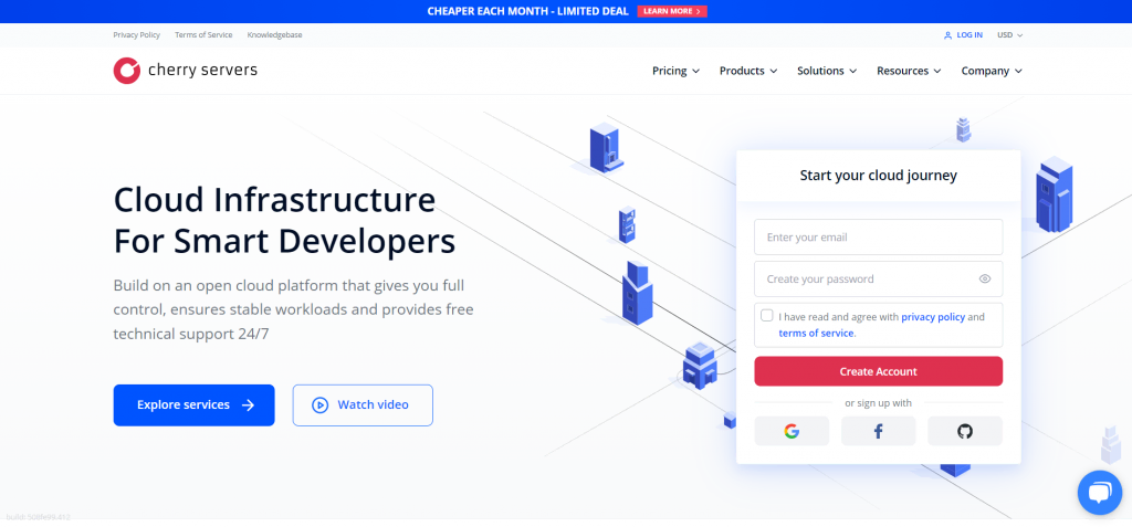 Cherry Servers offers bare metal servers for all sorts of workloads.