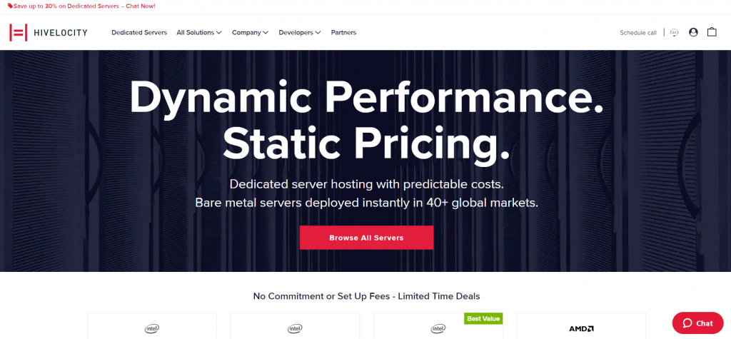 Hivelocity’s bare metal cloud servers are custom and on-demand.