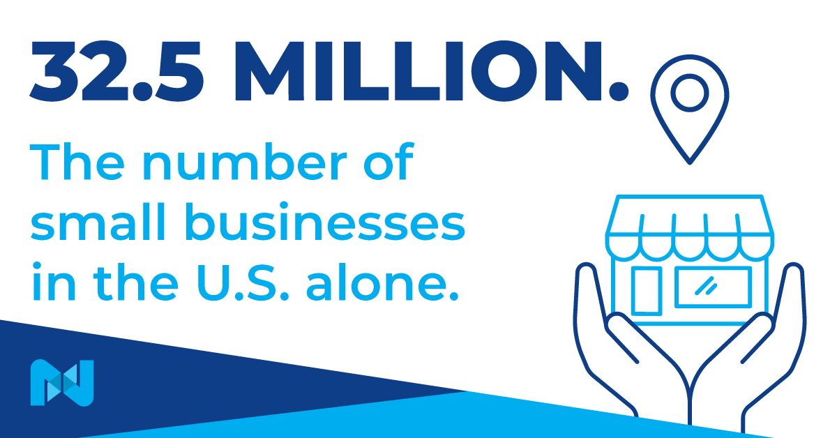 Number of small businesses in the U.S.