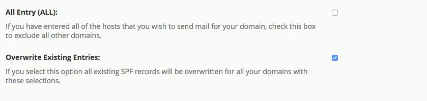 excluding other senders