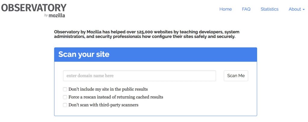 Observatory lets you scan your customers' sites for security issues - Liquid Web