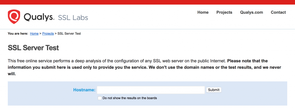 SSL Labs offers a wealth of resources