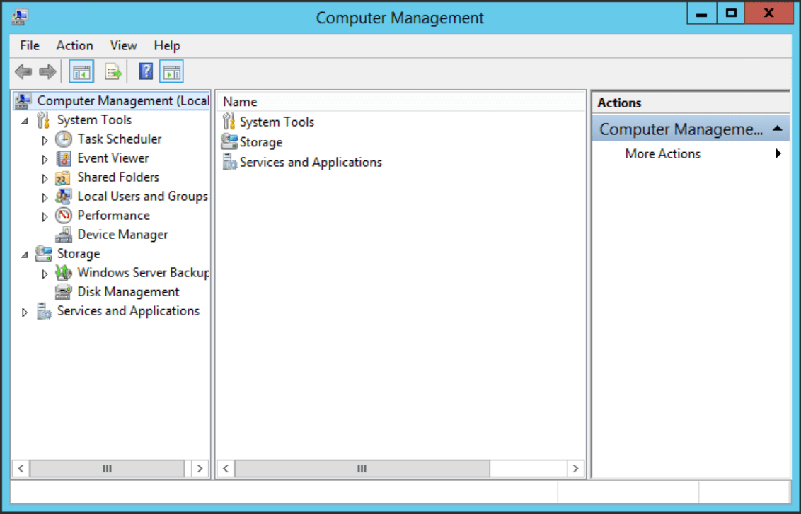 The "Computer Management" tool lets you create Windows accounts.