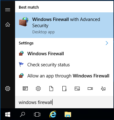 Firewall Settings