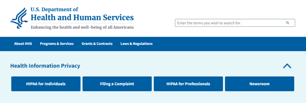 HIPAA protects patient information in the U.S. healthcare industry.