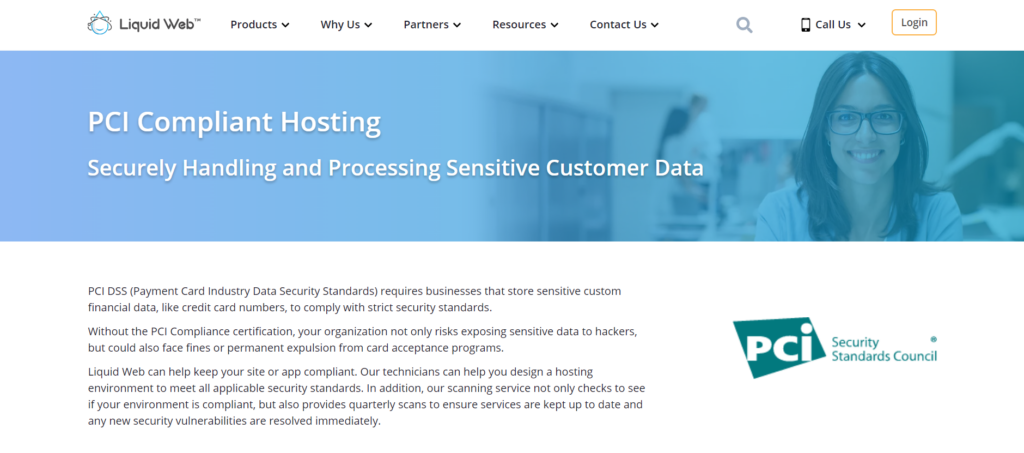Liquid Web helps you comply with security standards.