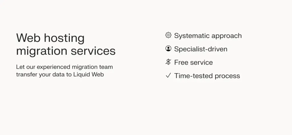 The best dedicated cloud hosting providers provide expert migrations.