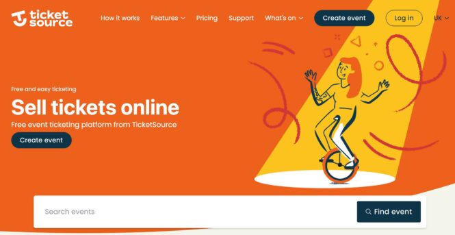 TicketSource event ticketing platform