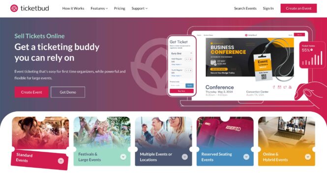 Ticketbud event ticketing and management platform
