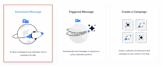 Choose the type of email you want to send