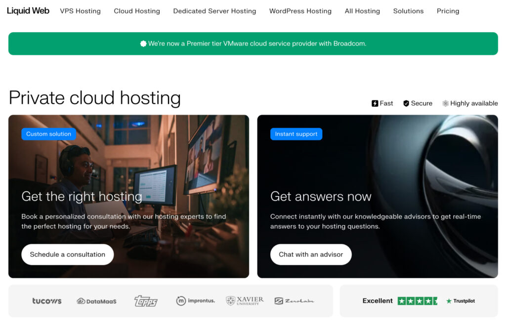 Liquid Web private cloud