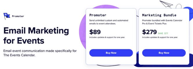 Promoter — Event promotion and communication plugin for WordPress