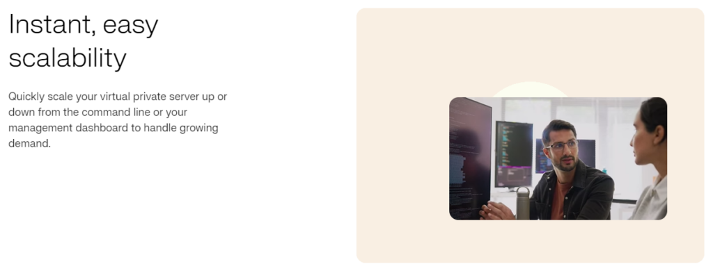 Pick a hosting provider that makes it easy to scale your resources.