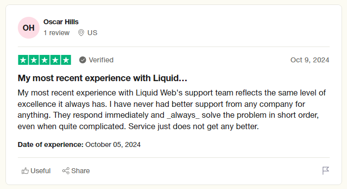 Look at review sites like Trustpilot to see testimonials about the hosting providers you’re considering. 